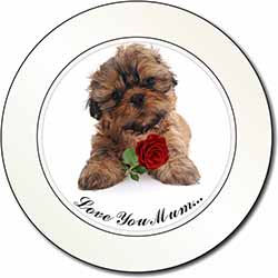 Shih Tzu Dog with Rose 