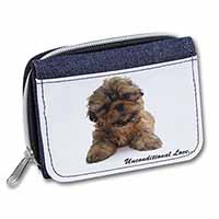 Shih-Tzu Dog-Love Unisex Denim Purse Wallet