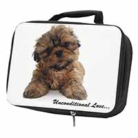 Shih-Tzu Dog-Love Black Insulated School Lunch Box/Picnic Bag