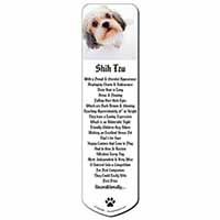 Cute Shih-Tzu Dog Bookmark, Book mark, Printed full colour