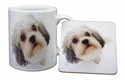 Cute Shih-Tzu Dog Mug and Coaster Set