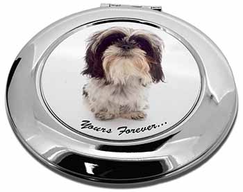 Shih Tzu Dog-Love Make-Up Round Compact Mirror