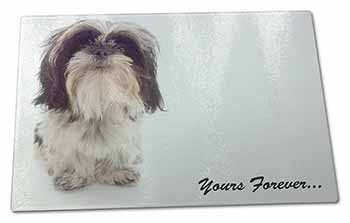 Large Glass Cutting Chopping Board Shih Tzu Dog-Love