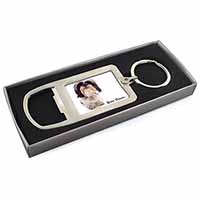 Shih Tzu Dog-Love Chrome Metal Bottle Opener Keyring in Box