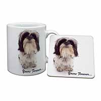 Shih Tzu Dog-Love Mug and Coaster Set