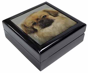 Tibetan Spaniel Dog Keepsake/Jewellery Box
