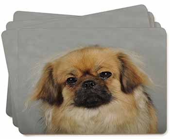 Tibetan Spaniel Dog Picture Placemats in Gift Box