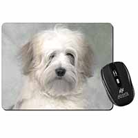 White Tibetan Terrier Dog Computer Mouse Mat