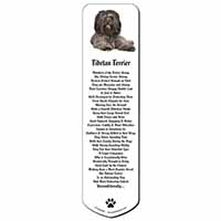 Tibetan Terrier Dog Bookmark, Book mark, Printed full colour