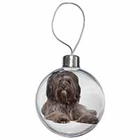 Tibetan Terrier Dog Christmas Bauble