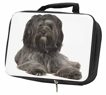 Tibetan Terrier Dog Black Insulated School Lunch Box/Picnic Bag