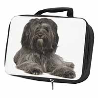 Tibetan Terrier Dog Black Insulated School Lunch Box/Picnic Bag