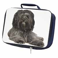 Tibetan Terrier Dog Navy Insulated School Lunch Box/Picnic Bag