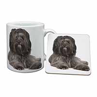 Tibetan Terrier Dog Mug and Coaster Set