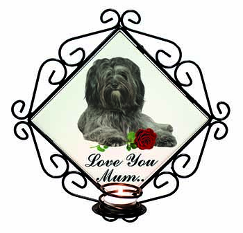 Tibetan Terrier+Rose 