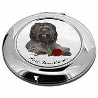 Tibetan Terrier+Rose 