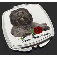 Tibetan Terrier+Rose 