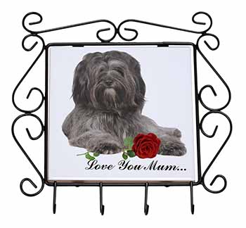 Tibetan Terrier+Rose 