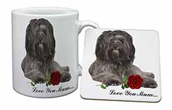 Tibetan Terrier+Rose 