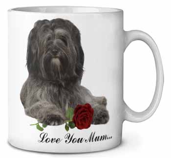 Tibetan Terrier+Rose 