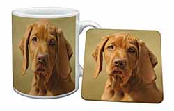 Hungarian Vizsla Dog Mug and Coaster Set