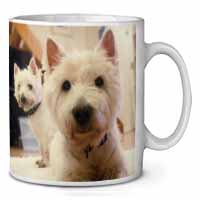 West Highland Terrier Dogs Ceramic 10oz Coffee Mug/Tea Cup