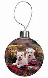 West Highland Terriers Christmas Bauble