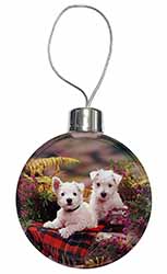 West Highland Terriers Christmas Bauble