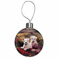 West Highland Terriers Christmas Bauble
