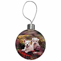 West Highland Terriers Christmas Bauble