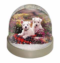 West Highland Terriers Snow Globe Photo Waterball