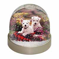West Highland Terriers Snow Globe Photo Waterball