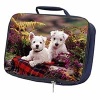 West Highland Terriers Navy Insulated School Lunch Box/Picnic Bag