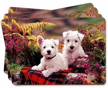 West Highland Terriers Picture Placemats in Gift Box