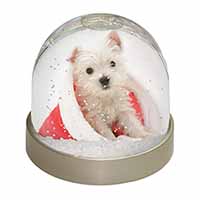 West Highland Terrier Dog Snow Globe Photo Waterball
