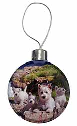 West Highland Terrier Dogs Christmas Bauble