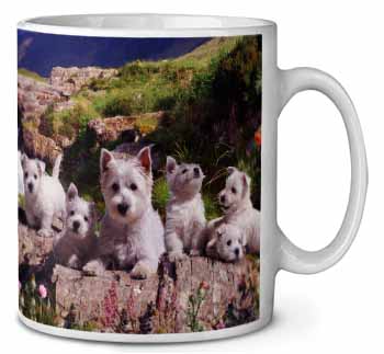 West Highland Terrier Dogs Ceramic 10oz Coffee Mug/Tea Cup