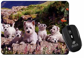 West Highland Terrier Dogs Computer Mouse Mat