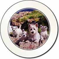 West Highland Terrier Dogs Car or Van Permit Holder/Tax Disc Holder