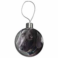 Weimaraner Dog  Christmas Bauble