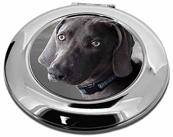 Weimaraner Dog  Make-Up Round Compact Mirror