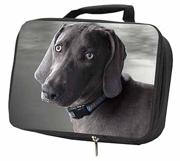 Weimaraner Dog  Black Insulated School Lunch Box/Picnic Bag