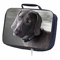 Weimaraner Dog  Navy Insulated School Lunch Box/Picnic Bag