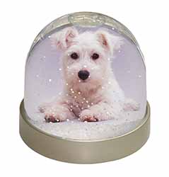 West Highland Terrier Dog Snow Globe Photo Waterball