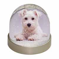 West Highland Terrier Dog Snow Globe Photo Waterball