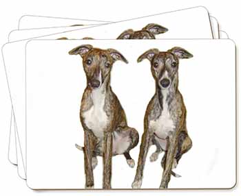 Whippet Dogs Picture Placemats in Gift Box