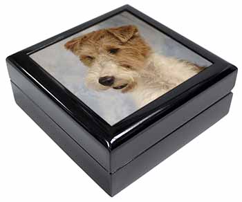 Fox Terrier Dog Keepsake/Jewellery Box