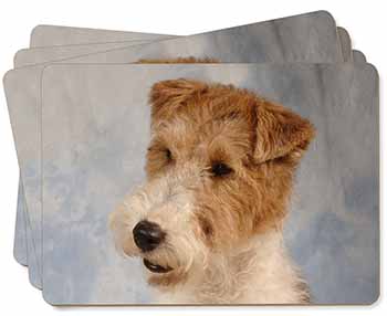 Fox Terrier Dog Picture Placemats in Gift Box