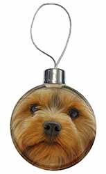 Yorkshire Terrier Dog Christmas Bauble