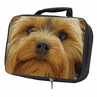 Yorkshire Terrier Dog Black Insulated School Lunch Box/Picnic Bag